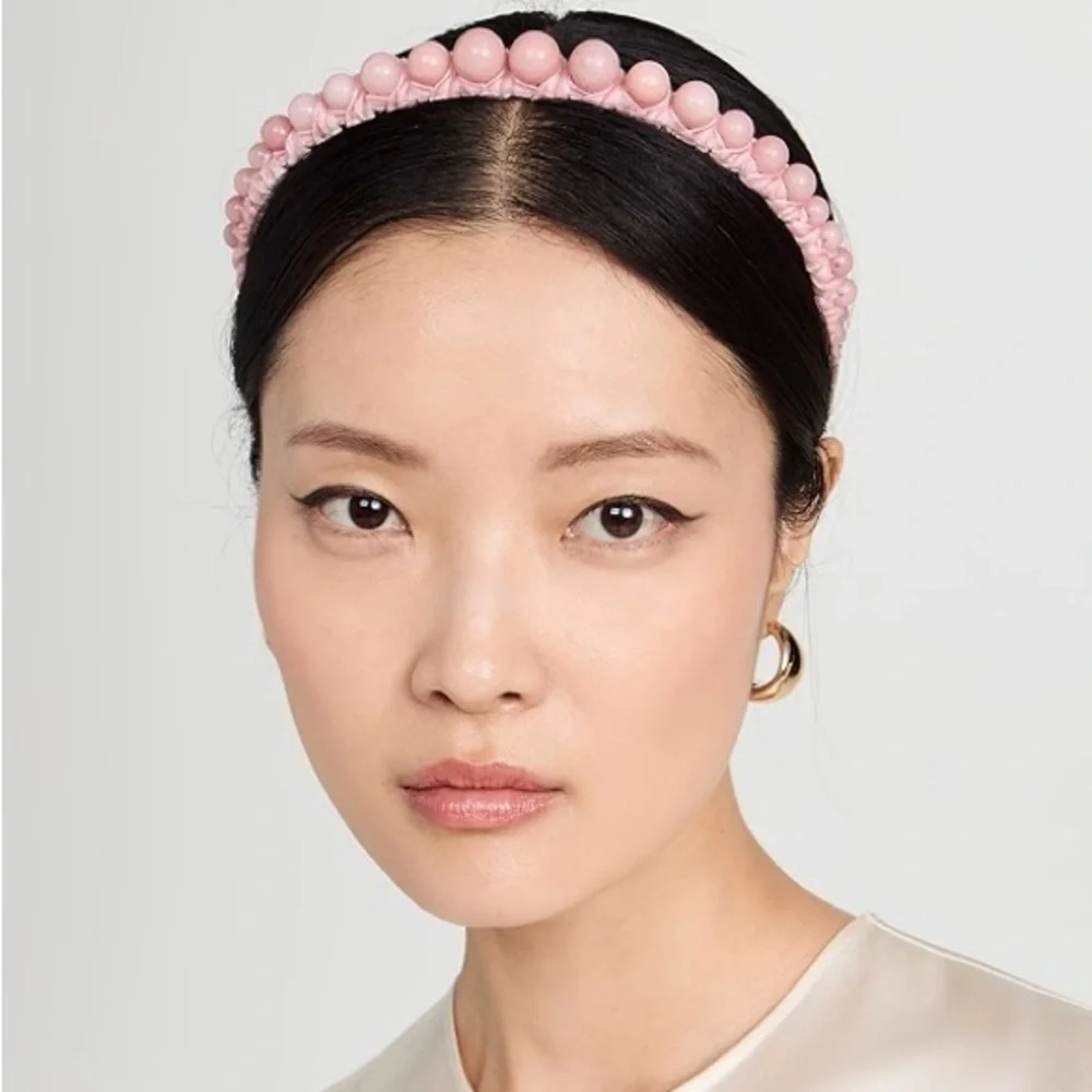 LELE SADOUGHI Graduated Stone Bead Headband - Rose (Price Firm)